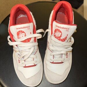 New Balance Kids Sneakers - White and Red